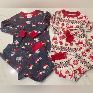 2 Pairs Hanna Andersson Christmas PJs 🎄🎅🏻